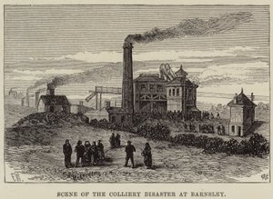 Scène de la catastrophe minière à Barnsley - Frank Watkins